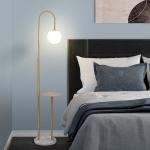 wireless charging marble wooden matel coffee table floor lamp bedside standing