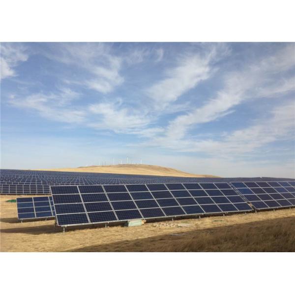 Framed Solar PV Mounting Systems High Pre - Assembly Parts Optional Tilt Angle