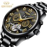 30M Waterproof Skeleton Mechanical Watch Butterfly Double Buckle