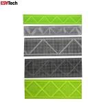 High Frequency Welded Prismatic PVC Reflective Tape For Sew On Garment
