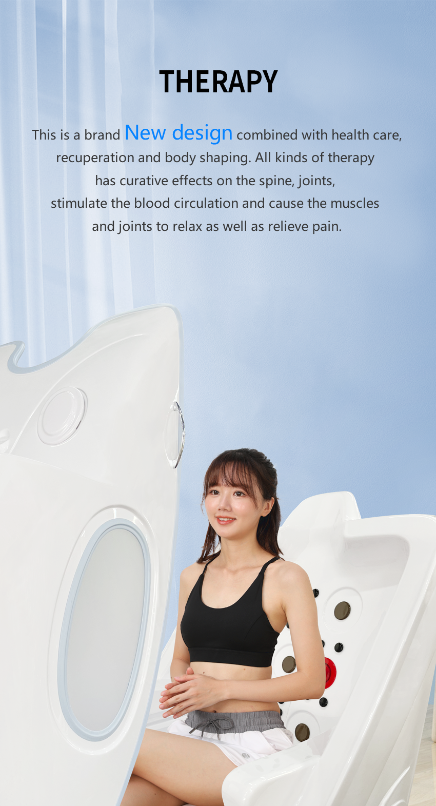 Waterproof Far Infrared Sauna Pod Capsule For Weight Loss And Hydrotherapy Spa