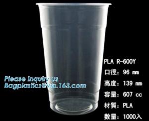 Wholesale PLA compostabale Cup, PET Cup, PP Cup, PS Top Snack Cup Straw, Food Takeout Box, Salad Plastic Bowl Pulp from china suppliers