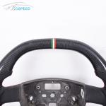 OEM Racing Car Ford Carbon Fiber Steering Wheel Fiesta Green Stripe