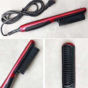 China 333 * 105 * 63 Mm Hair Dryer Brush Straightener , 33w Portable Ionic Hair Brush on sale