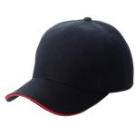 Velcro Closure Unisex Baseball Caps Cotton Twill Embroidery Flat 3D Logo Round