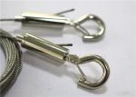 Nickel Finish Color Aircraft Cable Suspension Systems For 1.0 - 1.5mm Steel Wire
