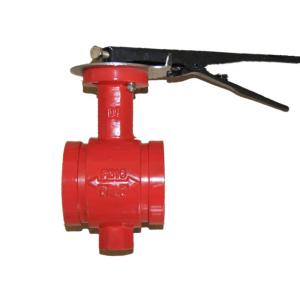 Wholesale Grooved End Water Butterfly Valve Ductile Iron Motorized For Medium Chemical from china suppliers