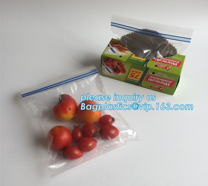 packing clear bag LDPE transparent custom printed zipper bags plastic k bag, transparent custom printed zip