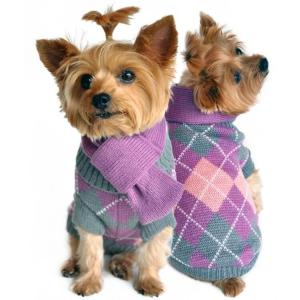 Wholesale Pet Winter Clothes Cartoon Knitted Cotton Dog Clothes Custom Print Design from china suppliers