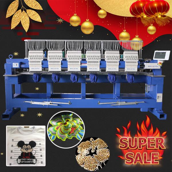 HO1506H 15 needles 400*450mm 6 head computerized embroidery machine for sale