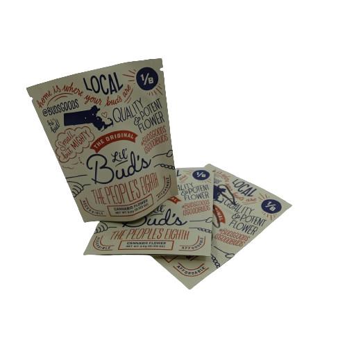 Food Grade Biodegradable Mylar weed Bags Self Standing Moisture Proof With