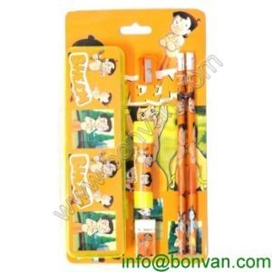Wholesale Cute Cartoon Stationery Set For School Children,promotion Stationery set from china suppliers
