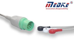 Wholesale TPU Jacket Nihon Kohden Round 11pin TEC-552 ECG Patient Cable from china suppliers