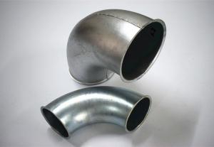 Wholesale Circular Dust Extraction Pipe Fittings Metal Flanged Welded Bend Standard Size from china suppliers