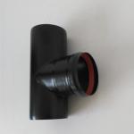 Stability Pellet Stove Exhaust Pipe Equal Tee 90 Degree Without Inspection