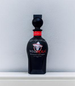 Wholesale OEM 375ml Tequila Glass Bottle/Black Coated/ Screen Printing/Glass stopper from china suppliers