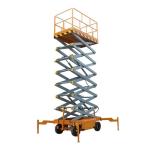 500KG Mobile Platform Lift 9m Scissor Lift For Outdoor Building Aerial Work