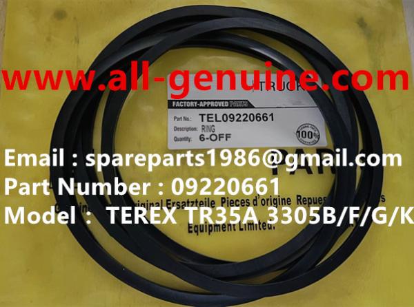 09220661 3305B/F/G/K TR35A TR45 TR50 TR60 TR70 TR100 TEREX NHL DUMP TRUCK TR100