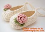 Newborn baby girl shoes crochet baby shoes infant sandals crochet kids sliper,