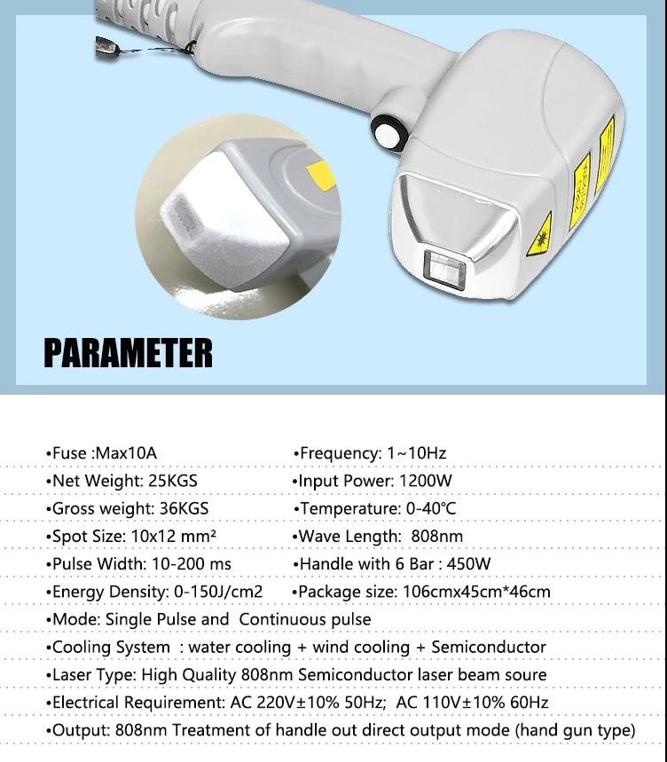 diode laser 808nm hair removal machine for sale / 808nm diode hair removal laser equipment LF-647A