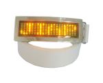 Custom flashing led message display belt buckle
