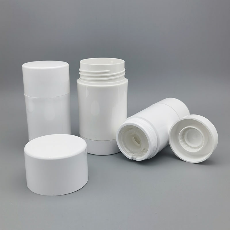 30ml 50ml 75ml 90ml Plastic PP PCR Cylindrical Deodorant Stick Container For Lip Balm