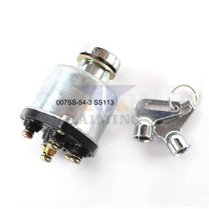 Wholesale 2 Keys Excavator Electric Parts Ignition Switch Starter 007SS-54-3 SS113 For HD880 HD770 HD550 HD400 HD250 from china suppliers