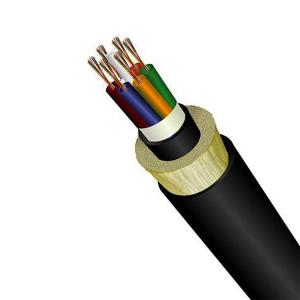 Wholesale high quality ADSS fiber Optica cable outdoor g652d 12 24 58 80 core hilos single mode span 200 single PE jacket from china suppliers