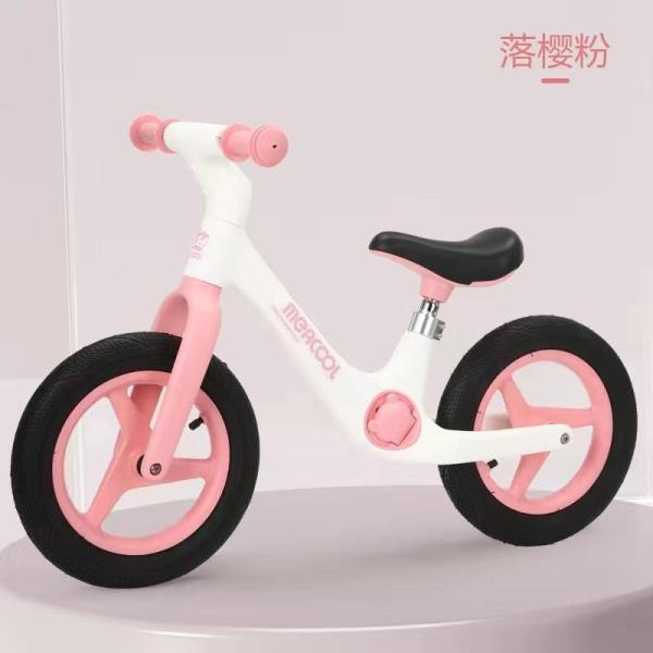 Customization Pink Public Balance Bike Adjustable Balance Bike Abrasion
