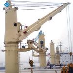 200 Ton Deck Davit Marine Hydraulic Crane For Harour 50m Height