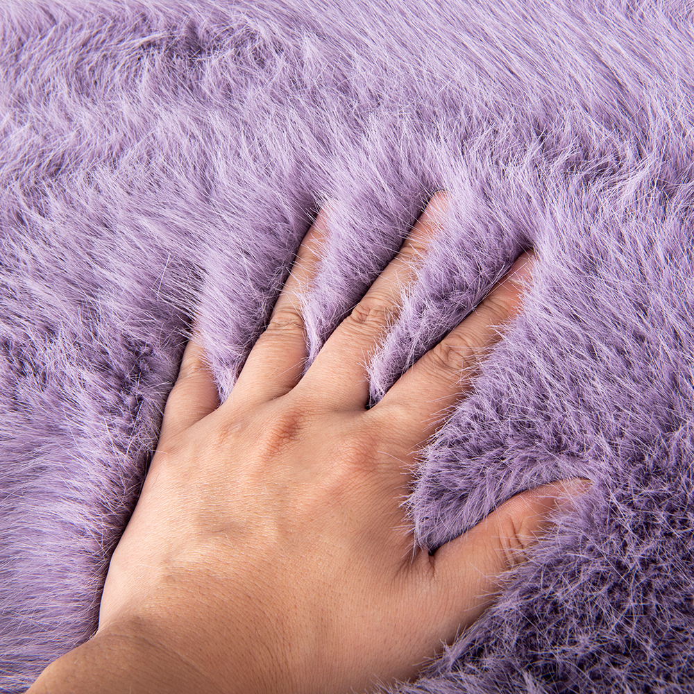 Soft and Cozy 100% Polyester Tricot Knitted Brushed Faux Fur Fabric for Ladies Coat
