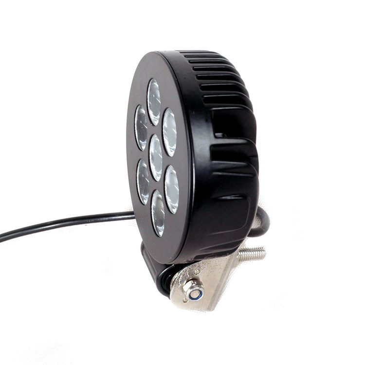 21W Led Power 5 Inch Vehicle Work Light 7PCS*3W High Intensity LEDS Waterproof IP67