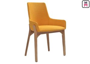 Wholesale Modern Minimalist Wood Restaurant Chairs Nordic Fabric Seats W43 * D41 * H80cm from china suppliers
