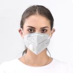 Anti Virus N95 Face Mask Folding Non Woven Material With Breathing Valve