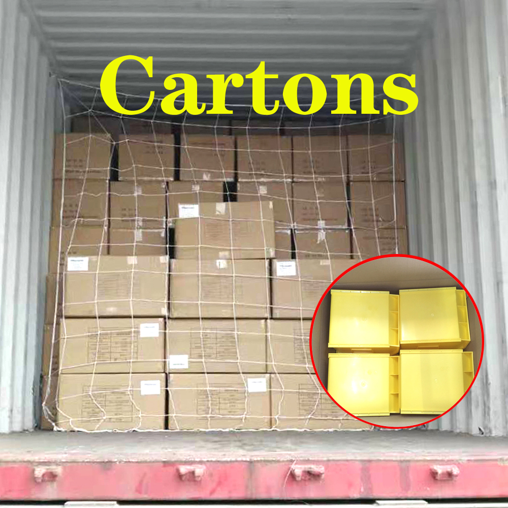 Warehouse Hanging Stack And Nest Plastic Parts Bins Plastic Fruit Bins 225mm