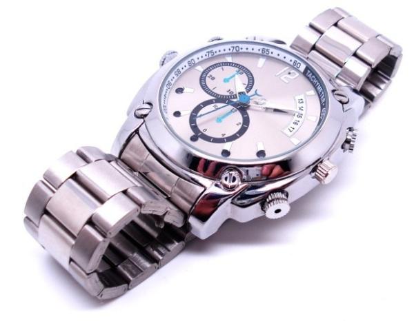 Digital camera watch wrist watch with hidden spy camera