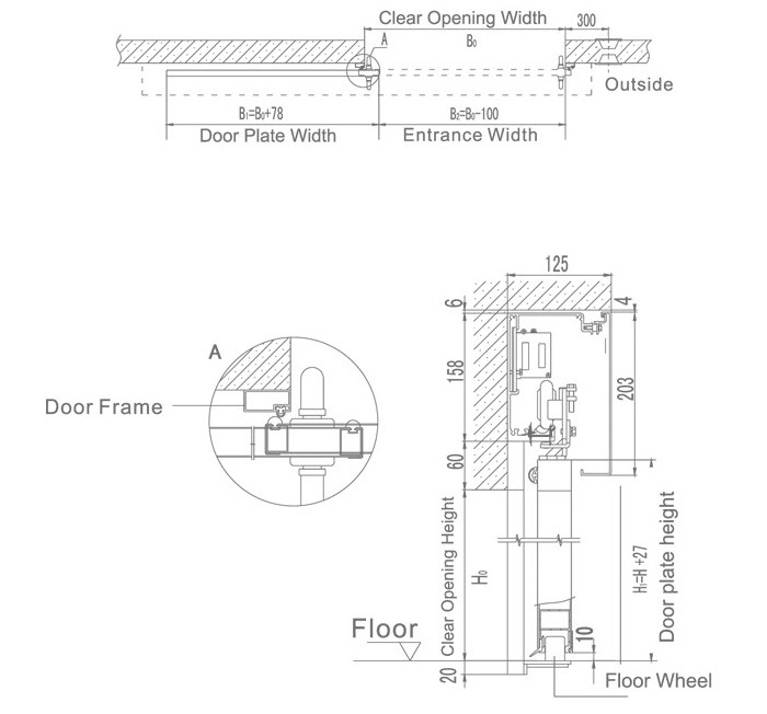 Exterior Sliding Doors Soundproof Window Hospital Airtight Operating Room
