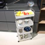 Detachable Waterproof Home Storage Carts 4 Tier 86*40*22cm Installable