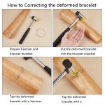 Adjust Bangle Jewelry Accessories Tools Bracelet Mandrel Sizer 70-80mm Diameter