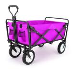 Outdoor Portable Folding Trolley Utility Wagon Perfect for Camping and Beach