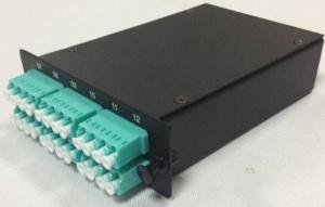 Wholesale MPO LGX Cassette Module,MPO mini modular, MPO Cassette patch panel,LC quad,24 fiber from china suppliers
