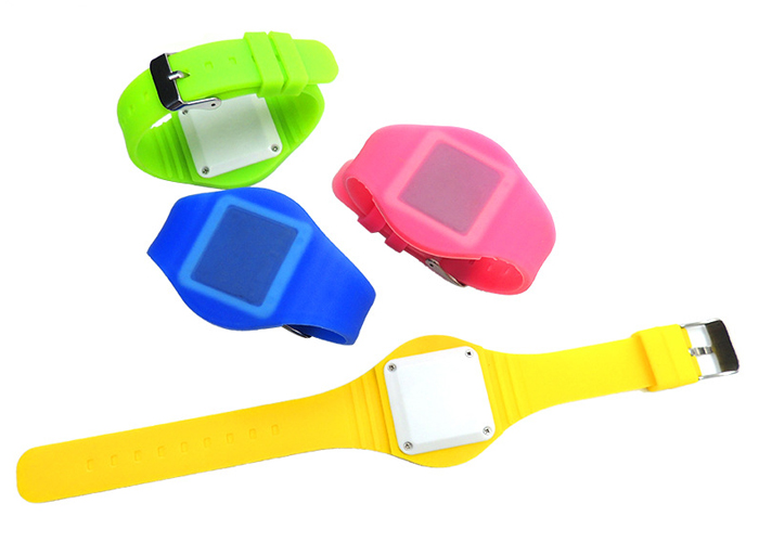 Candy colors Children's Electronic Silicone Watch LED Touch Cartoon Watch Promotion Custom Gift Cartoon