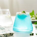 Bar / Cafe Mount Fuji Glass Cup , Durable Cold Resistance Glass Juice Mug