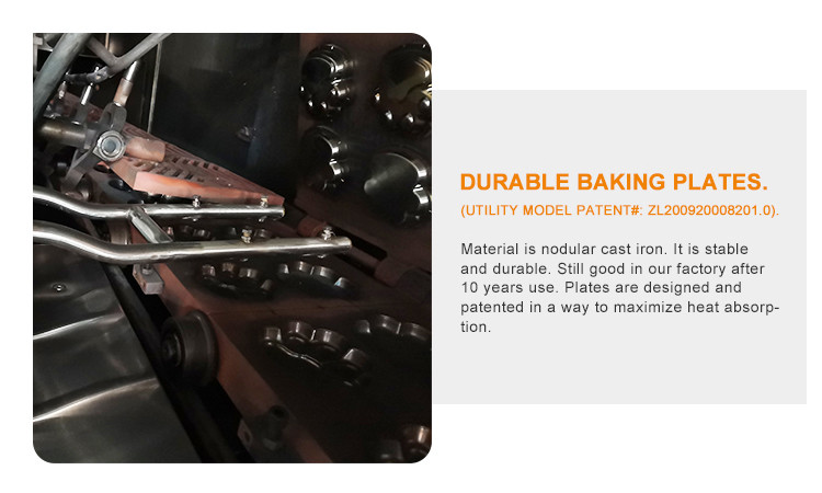 Multifunctional Automatic Wafer Biscuit Making Machine Monaka Wafer Production Line