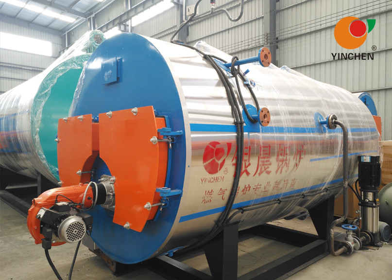 High Efficiency Oil Fired Hot Water Boiler Three Pass Structure 0.1- 20 Tons