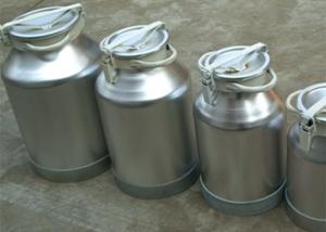 Wholesale High Rubber Sealing Aluminium Lockable Milk Cans With FDA Certificate from china suppliers