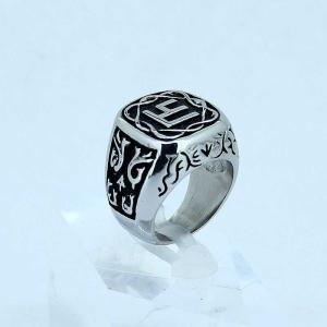 Wholesale FAshion 316L Stainless Steel Ring With Enamel LRX229 from china suppliers