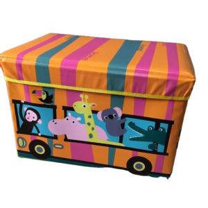 Wholesale OEM Plastic PU foldable Clothes Storage Box Custom Print from china suppliers