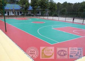 Wholesale Water Base Rubber Basketball Court Outdoor Floor Easy Installation High Performance from china suppliers