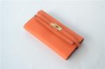 Korean version of the first layer of leather wallet leather wallet long section